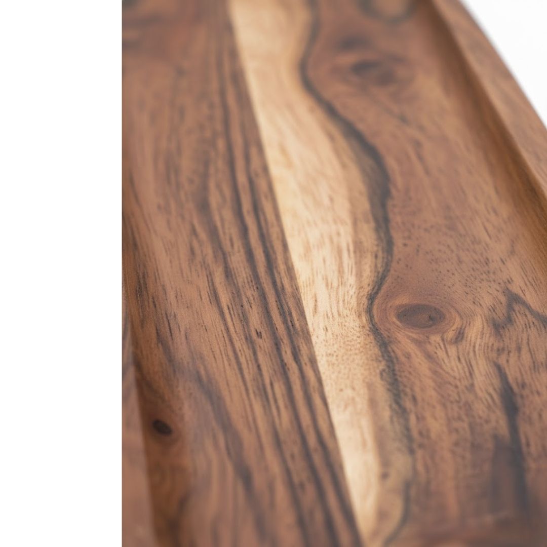 Exquisite Wooden Handle Platter for Elegant Serving